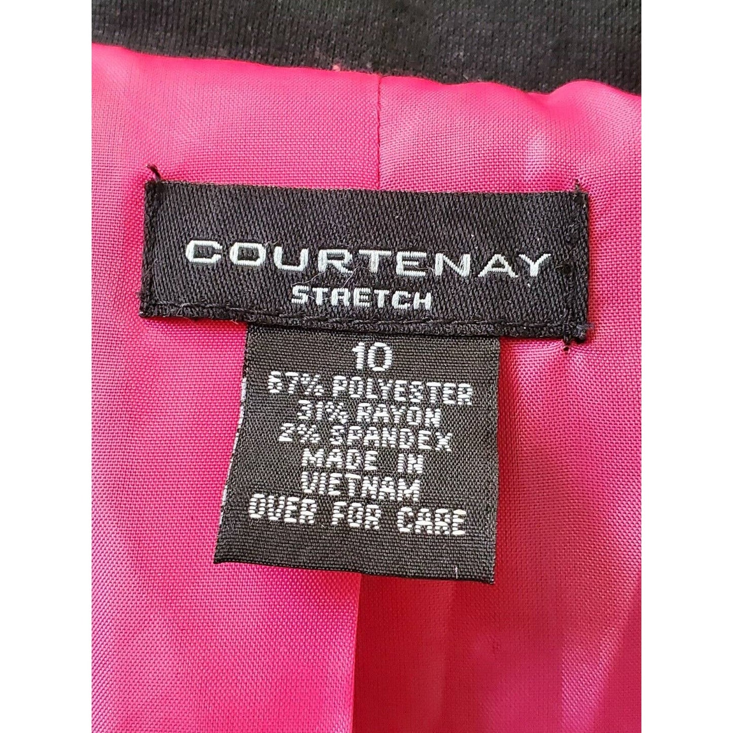 Courtenay Women Black Polyester Single Breasted Jacket & Pant 2 Piece Suit 10