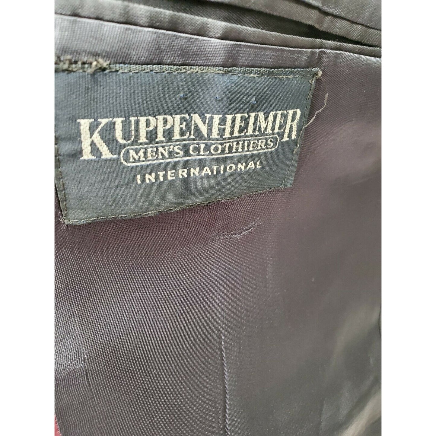 Kuppenheimer Men's Gray 100% Pure Wool Long Sleeve Single Breasted Blazer Coat