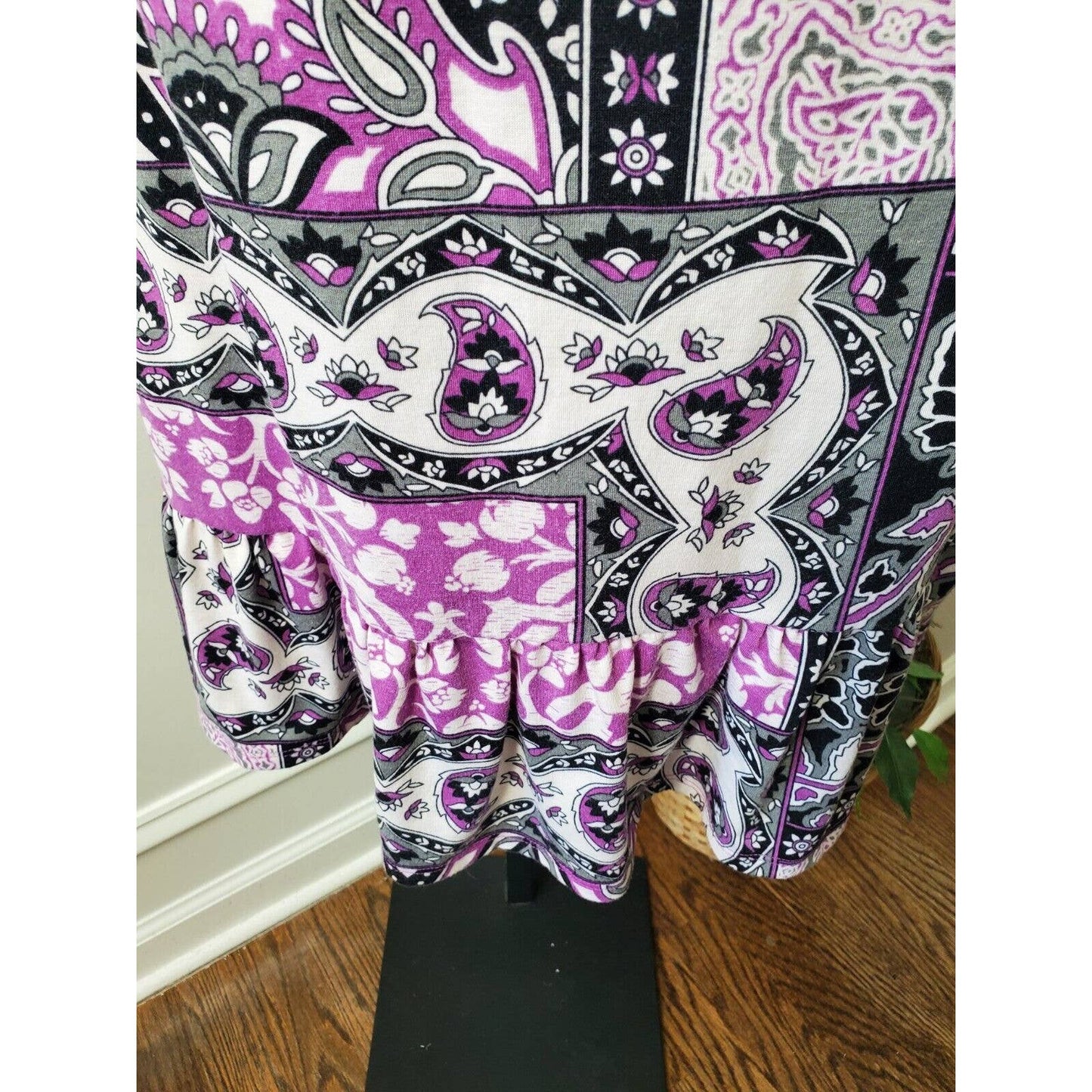 Mossimo Supply Co. Women's Purple Sweetheart Neck Sleeveless Long Maxi Dress S