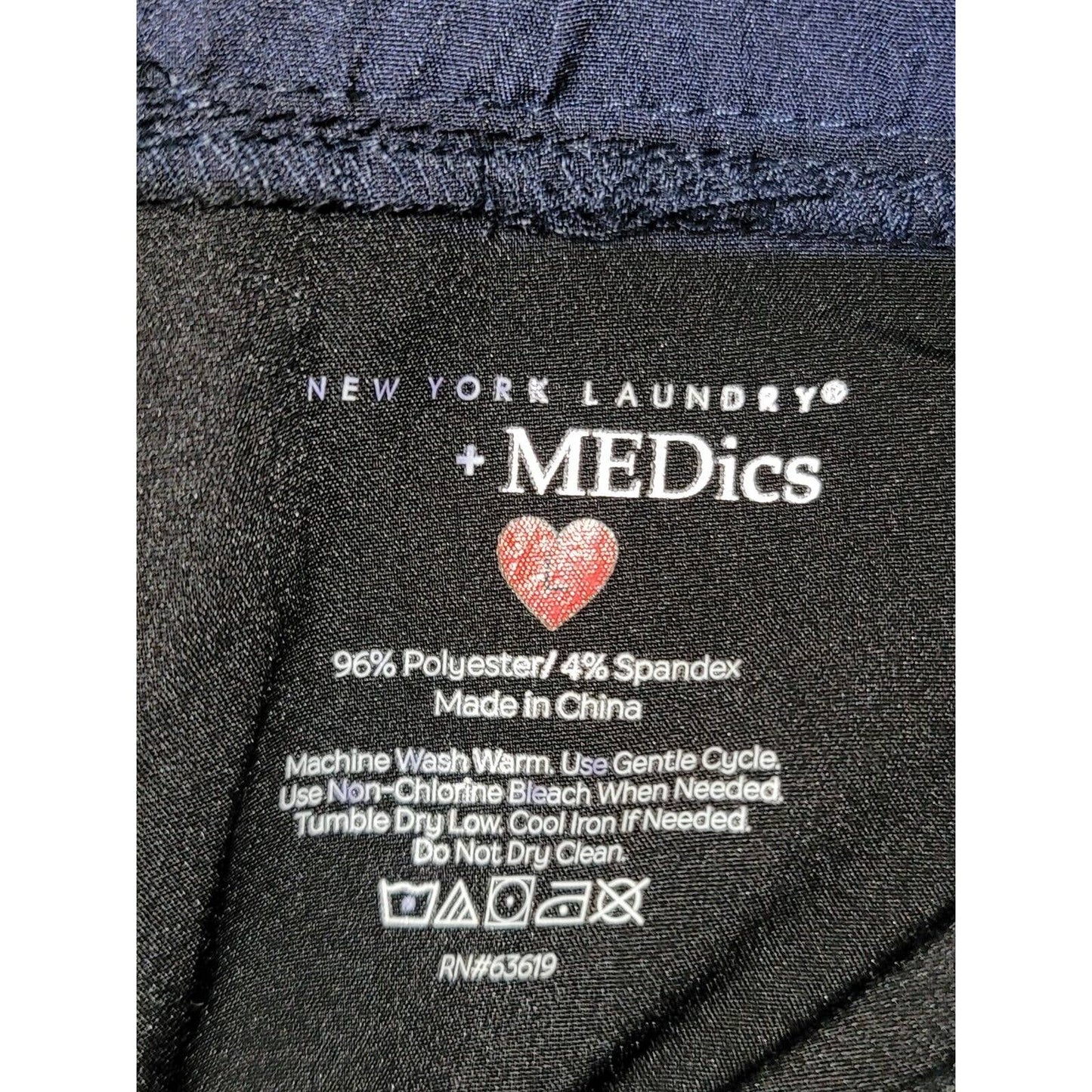 New York Laundry + MEDics Scrubs Jogger Pants Size L Drawstring Waist Pockets